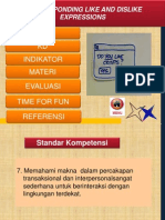 Listening - Responding Likes and Dislikes Expressions
