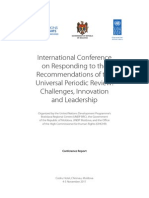 Universal Periodic Review International Conference