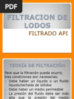 Filtracion de Lodos