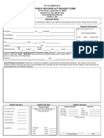 Lambertville OPRA Form