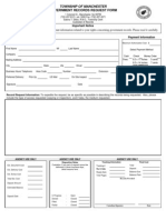 Manchester OPRA Request Form