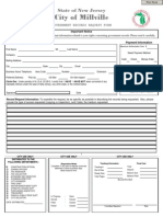 Millville OPRA Request Form