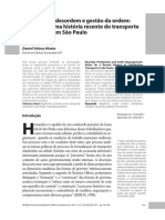 Daniel Veloso Hirata - Produção Da Desordem e Gestão Da Ordem - Notas para Uma História Recente Do Transporte Clandestino em SP