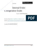 Sap Internal Order