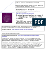 Watson, K. E. (2010) - Charting Future Directions For Research in Jazz Pedagogy - Implications of The Literature. Music Education Research, 12 (4), 383-393.