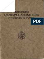 Hotchkiss Aircraft Machine Guns Observer S Types