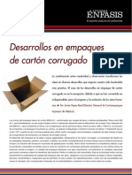 Desarrollos en Empaques de Cartón Corrugado