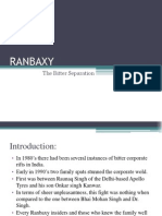 RANBAXY - The Bitter Separation