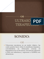 Ultrasonido Terapeutico