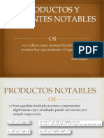 Productos y Cocientes Notables