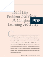 Life Problem Collaborative Learning: Real Solving: A Activity