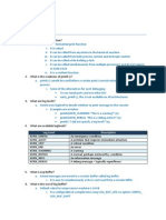 Debugging: Log Level Description