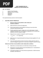 Chief Eng III - 2 Electrotechnology Syllabus (1) Add