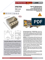 Surge Protector - Datasheet Type - PI 7200 Red Series (Http://shop - Acdc-Dcac - Eu/)