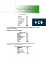 Tub & Tile Cleaners - 031