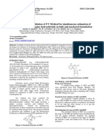 Development and validation of UV-Method for simultaneous estimation of Artesunate and Mefloquine hydrochloride in bulk and marketed formulation
Akshay D. Sapakal, Dr. K. A.Wadkar, Dr. S. K. Mohite, Dr. C. S. Magdum
