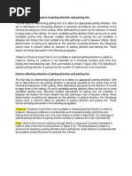 Factors Affecting Selection of Parting Direction and Parting Line