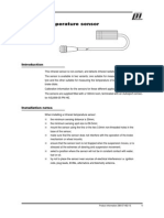 Infrared Temperature Sensor: Product Information 29B-071482-1E