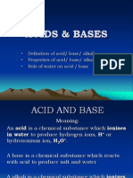 Chapter 7 (Acids & Bases)