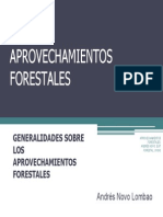 Generalidades Aprovecahamiento Forestal