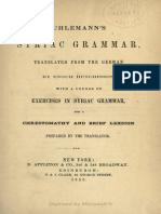 Elements of Syriac Grammar