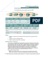 OSPF - Modificación de La Métrica de Costo OSPF PDF