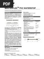 Masterflex PVC Waterstop