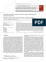 A Numerical Model For Transport in Flat Heat Pipes Considering Wick Microstructure Effects