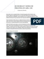 Cambio de Reloj y Sonda de Temperatura en Azel 1100