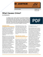 Causes of Crimes