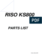 KS800 Parts List Completo 1