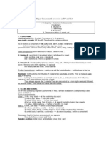 Major Consonantal Processes in RP and GA