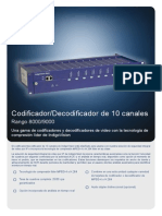 10 Channel Encoder Decoder Datasheet A4 Spanish