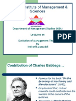 Evolution of Management Theory