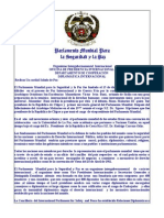 Parlamento de La Paz y Seguridad