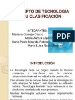 7B - 1 - Concepto de Tecnologia y Su Clasificacion