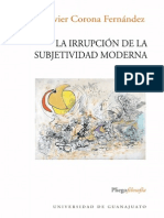 La Irrupción de La Subjetividad Moderna