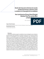 La Distribución Del Tiempo de Los Directores L.A.