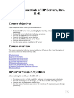 Technical Essentials of HP Servers, Rev. 11.41