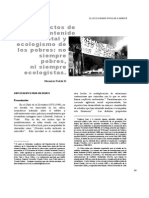 Folchi, M - Conflictos de Contenido Ambiental y Ecologismo de Los Pobres