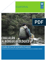 Estudios de Caso PNUD: CHALALÁN ALBERGUE ECOLÓGICO, Bolivia