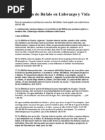 La Unción de Búfalo en Liderazgo y Vida