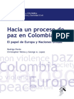 PARDO, Rodrigo, Proceso Paz Colombia