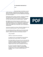 Síntesis de La Ley de Concursos Mercantiles