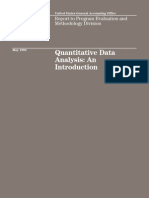 Quantitative Data Analysis