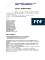 Resumo Gramatica (Fonte: Site Vestibular1)