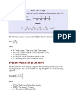 Present Value Example