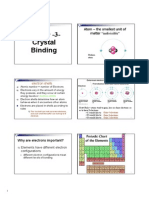 Chapter 3 - Crysttal Binding