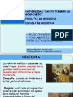 Entrevista, Relación Médico Paciente