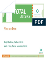 Venture Debt Presentation 022609